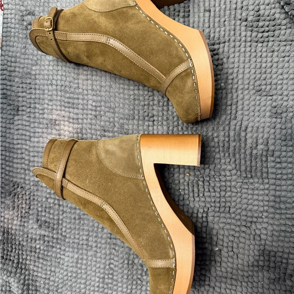 Swedish hasbeens Tan Suede boots brand new - Picture 3 of 4